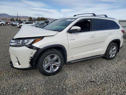 Toyota salvage cars for sale: 2019 Toyota Highlander Hybrid Limited