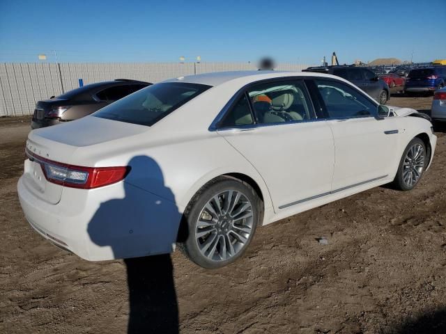 2017 Lincoln Continental Select