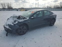 Salvage cars for sale at Barberton, OH auction: 2021 Tesla Model 3