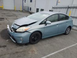 Salvage cars for sale from Copart Vallejo, CA: 2012 Toyota Prius