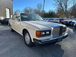 Salvage cars for sale at North Billerica, MA auction: 1988 Bentley Mulsanne S