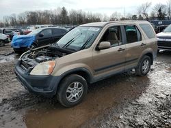 Salvage cars for sale at Chalfont, PA auction: 2003 Honda CR-V EX