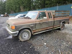 Salvage cars for sale at Graham, WA auction: 1990 Ford F250