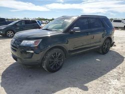 Ford Explorer salvage cars for sale: 2018 Ford Explorer XLT