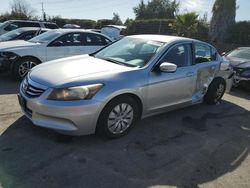 Honda salvage cars for sale: 2012 Honda Accord LX