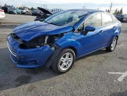 Salvage cars for sale from Copart Rancho Cucamonga, CA: 2018 Ford Fiesta SE