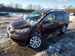 Salvage cars for sale at Marlboro, NY auction: 2015 Honda CR-V EXL