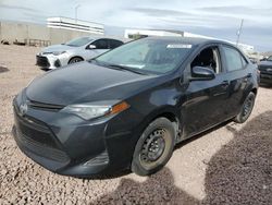 Toyota Corolla l salvage cars for sale: 2019 Toyota Corolla L