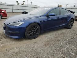 Salvage cars for sale at Mercedes, TX auction: 2022 Tesla Model S