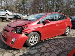 Salvage cars for sale at Austell, GA auction: 2010 Toyota Prius