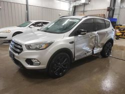 Salvage cars for sale from Copart Casper, WY: 2017 Ford Escape Titanium