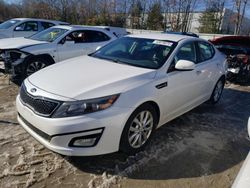 Salvage cars for sale at North Billerica, MA auction: 2015 KIA Optima EX