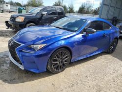 Lexus rc salvage cars for sale: 2016 Lexus RC 200T