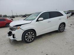 Salvage cars for sale at Arcadia, FL auction: 2015 KIA Sorento SX