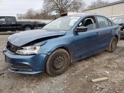 Salvage cars for sale at Chatham, VA auction: 2015 Volkswagen Jetta Base