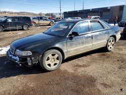 Salvage cars for sale at Colorado Springs, CO auction: 1998 Audi A8 Quattro