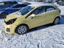 Salvage cars for sale from Copart Montreal Est, QC: 2016 KIA Rio LX