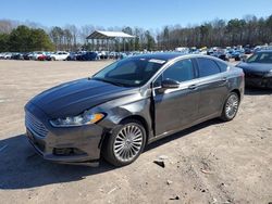 Salvage cars for sale at Charles City, VA auction: 2016 Ford Fusion Titanium