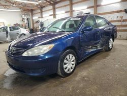 Salvage cars for sale from Copart Pekin, IL: 2005 Toyota Camry LE