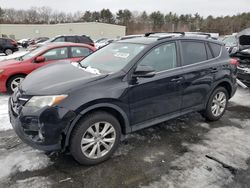 Salvage cars for sale at Exeter, RI auction: 2015 Toyota Rav4 Limited