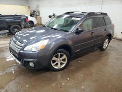 Salvage cars for sale at Davison, MI auction: 2014 Subaru Outback 2.5I Limited