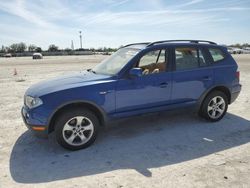 Salvage cars for sale at Arcadia, FL auction: 2007 BMW X3 3.0SI