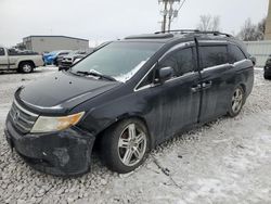 Salvage cars for sale at Wayland, MI auction: 2013 Honda Odyssey Touring