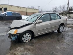 Honda salvage cars for sale: 2001 Honda Civic EX