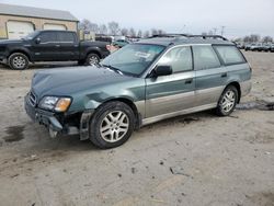 Salvage cars for sale at Pekin, IL auction: 2001 Subaru Legacy Outback AWP