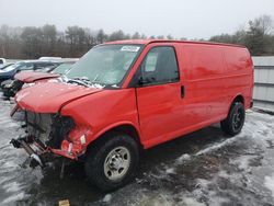 Salvage trucks for sale at Exeter, RI auction: 2017 Chevrolet Express G2500