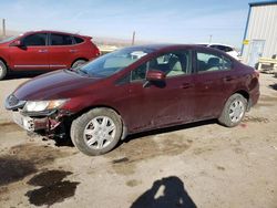 Salvage cars for sale at Albuquerque, NM auction: 2015 Honda Civic LX