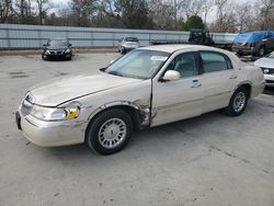 Salvage cars for sale at Augusta, GA auction: 2000 Lincoln Town Car Cartier