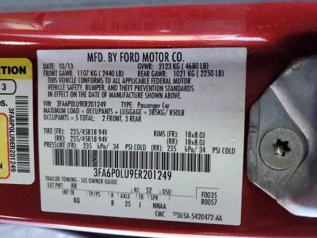 2014 Ford Fusion SE Hybrid