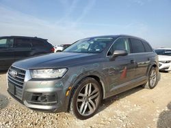 Salvage cars for sale at Taylor, TX auction: 2017 Audi Q7 Prestige