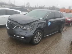 Salvage SUVs for sale at auction: 2014 Acura MDX Technology