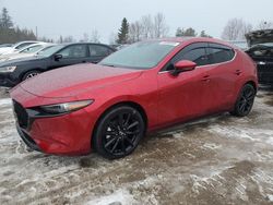 Salvage cars for sale at Bowmanville, ON auction: 2020 Mazda 3 Preferred