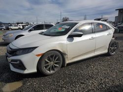 Salvage cars for sale at Eugene, OR auction: 2021 Honda Civic EX