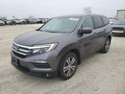 Salvage cars for sale at Kansas City, KS auction: 2017 Honda Pilot EXL