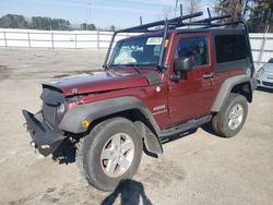 Salvage cars for sale at Dunn, NC auction: 2010 Jeep Wrangler Sport