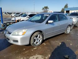 Salvage cars for sale from Copart Woodhaven, MI: 2006 Honda Accord EX