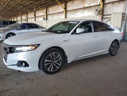 Carros salvage sin ofertas aún a la venta en subasta: 2021 Honda Accord Hybrid EXL