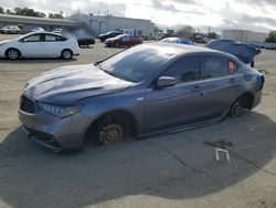 Acura salvage cars for sale: 2018 Acura TLX TECH+A