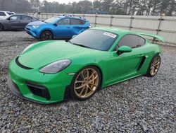 Salvage cars for sale at Ellenwood, GA auction: 2023 Porsche Cayman GT4