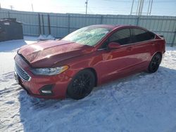 Salvage cars for sale at Chicago Heights, IL auction: 2020 Ford Fusion SE