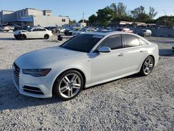 Salvage cars for sale at Opa Locka, FL auction: 2016 Audi A6 Premium Plus