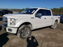 Salvage trucks for sale at Greenwell Springs, LA auction: 2015 Ford F150 Supercrew