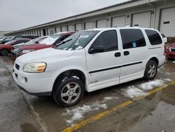 Salvage cars for sale at Louisville, KY auction: 2008 Chevrolet Uplander Incomplete