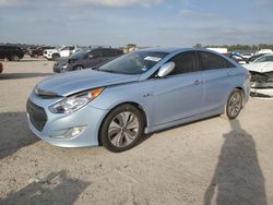 Salvage cars for sale at Houston, TX auction: 2013 Hyundai Sonata Hybrid