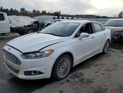 Salvage cars for sale at Windham, ME auction: 2015 Ford Fusion Titanium