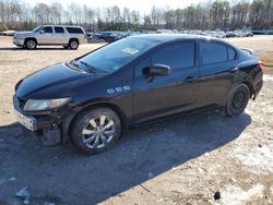 Salvage cars for sale at Charles City, VA auction: 2014 Honda Civic LX